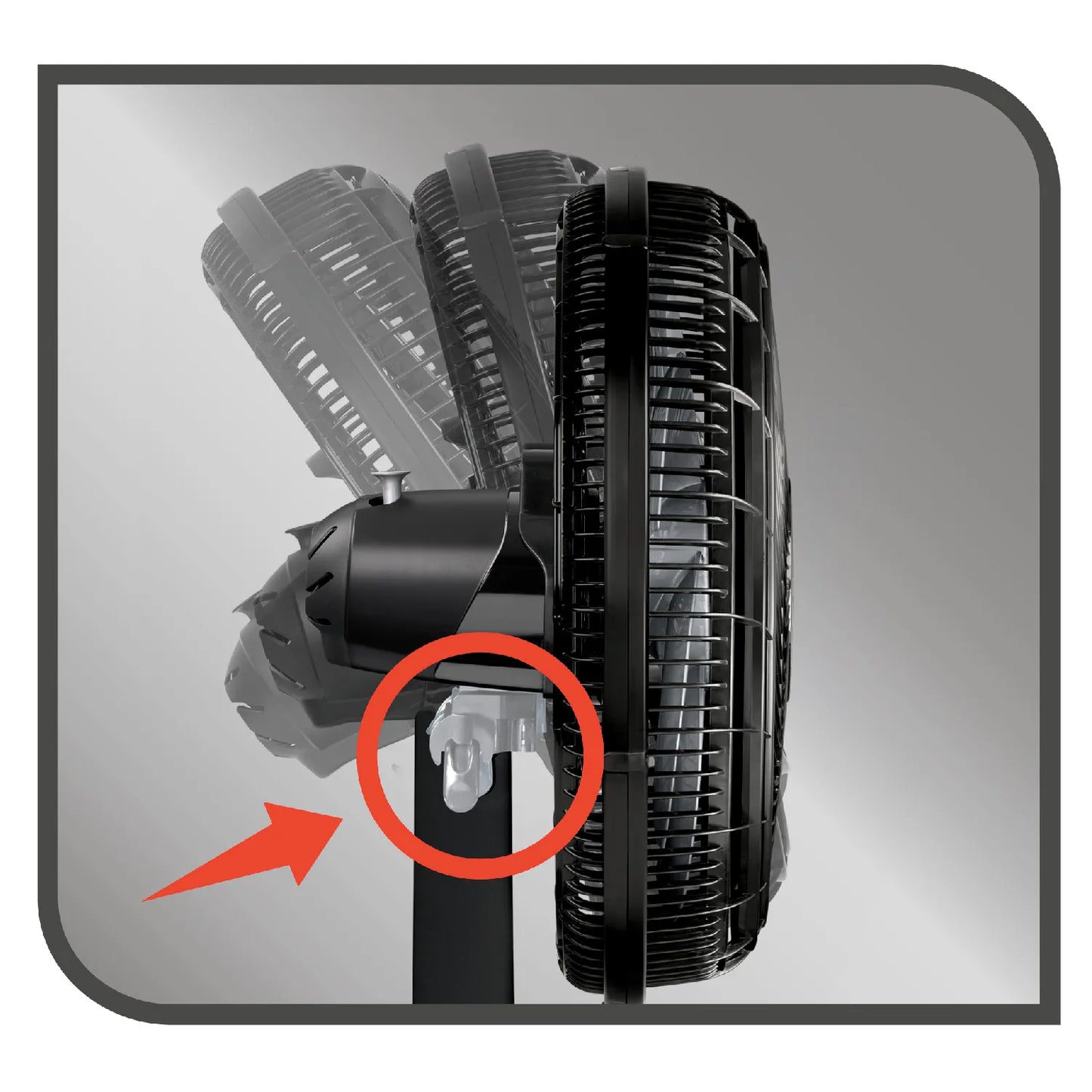 Ventilador SAMURAI Silence Force Plus 2 En 1 Negro