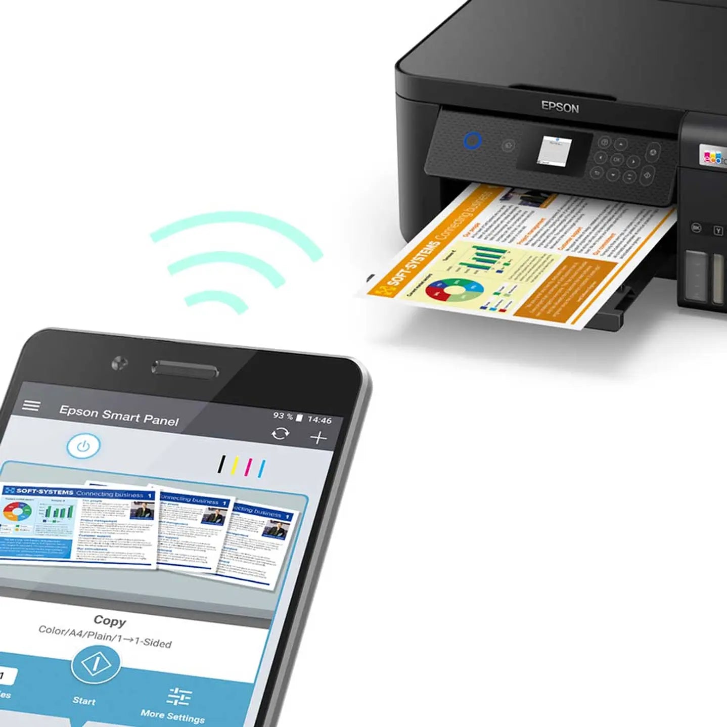 Impresora Epson Multifuncional EcoTank L3210